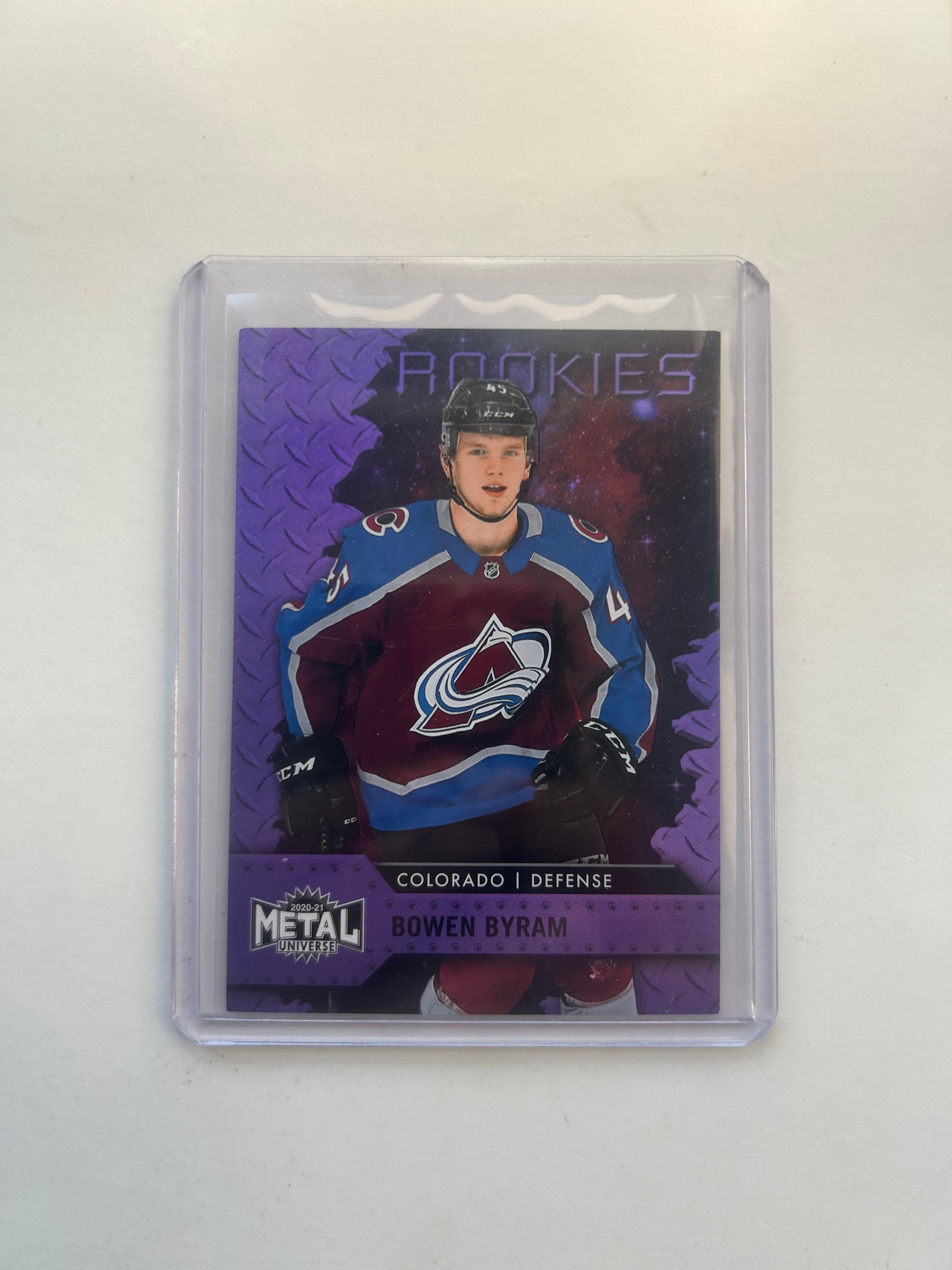 2020-21 NHL Metal Universe Bowen Byram /199 #120 PURPLE SPECTRUM