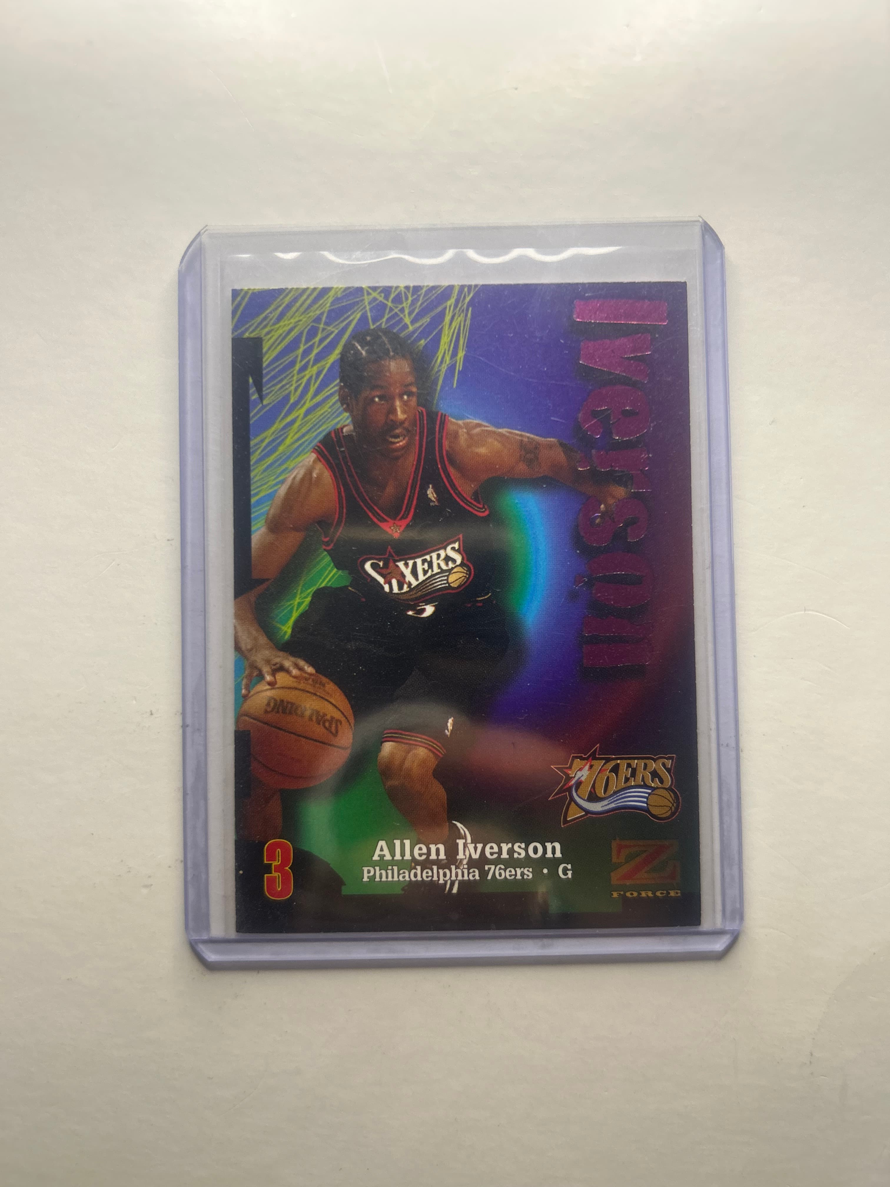 1998 Skybox Z Force Allen Iverson #150