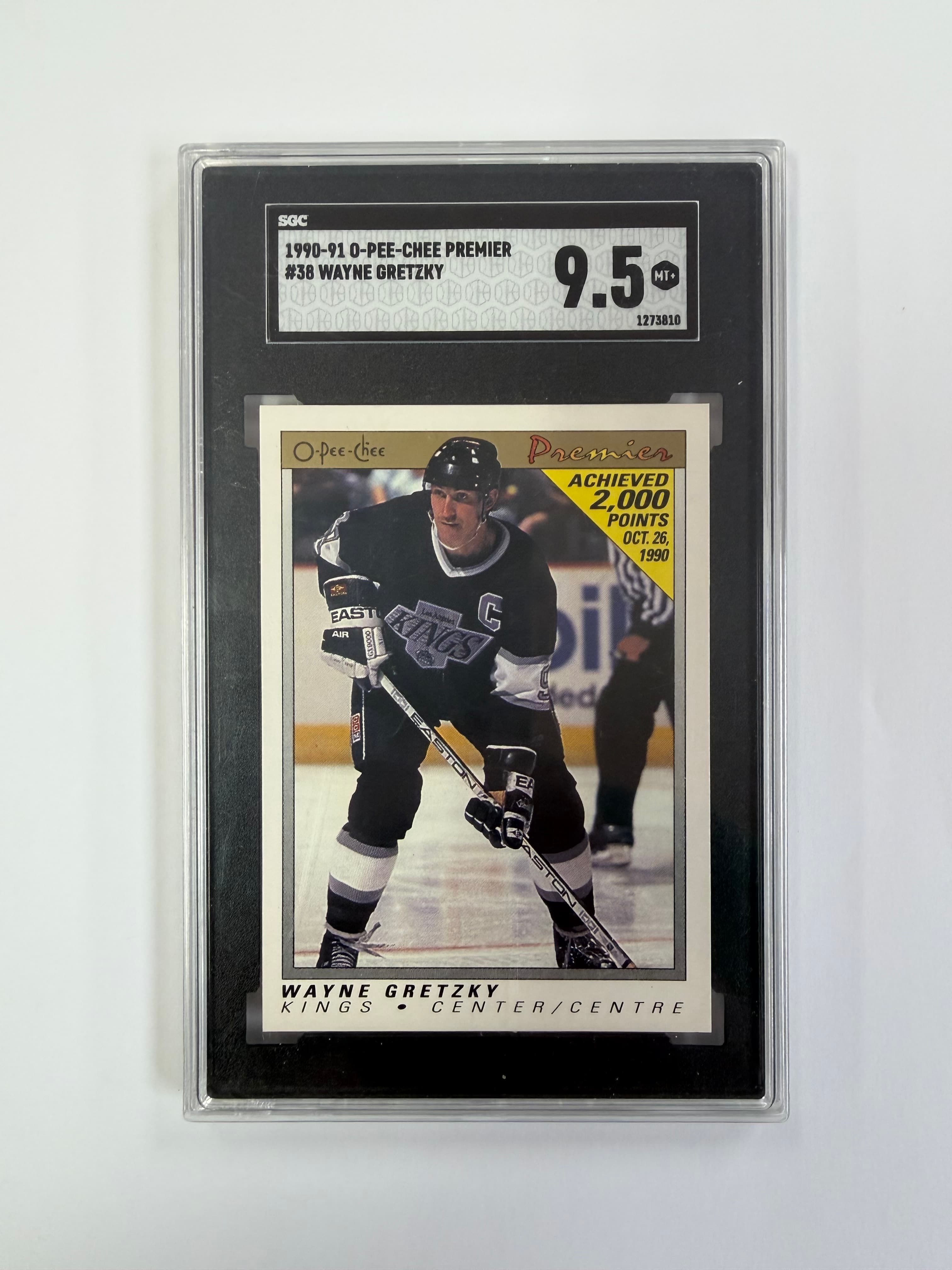 1990-91 O Pee Chee Premier Wayne Gretzky SGC 9.5