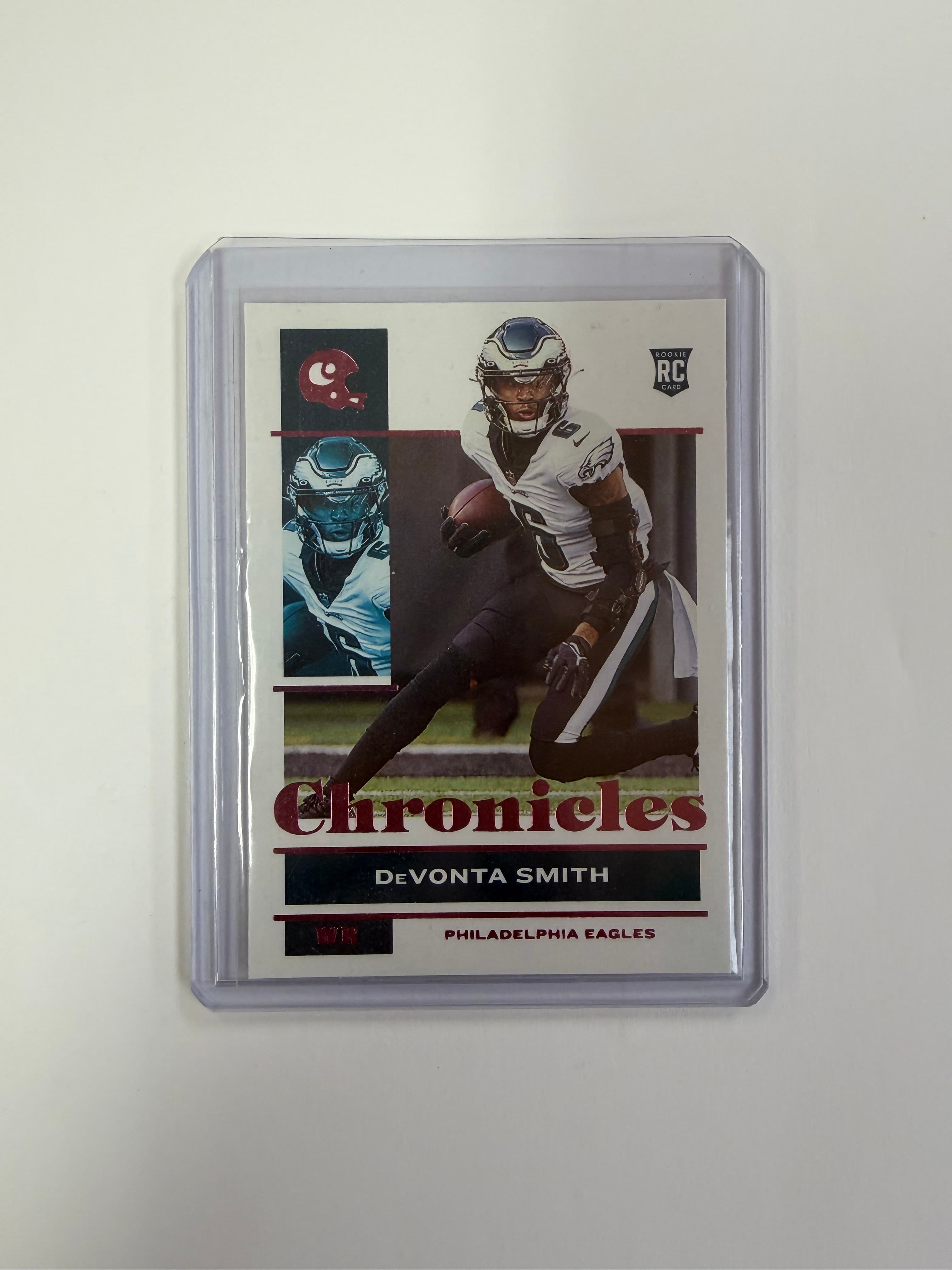 2021 Panini Chronicles Devonta Smith Pink Foil