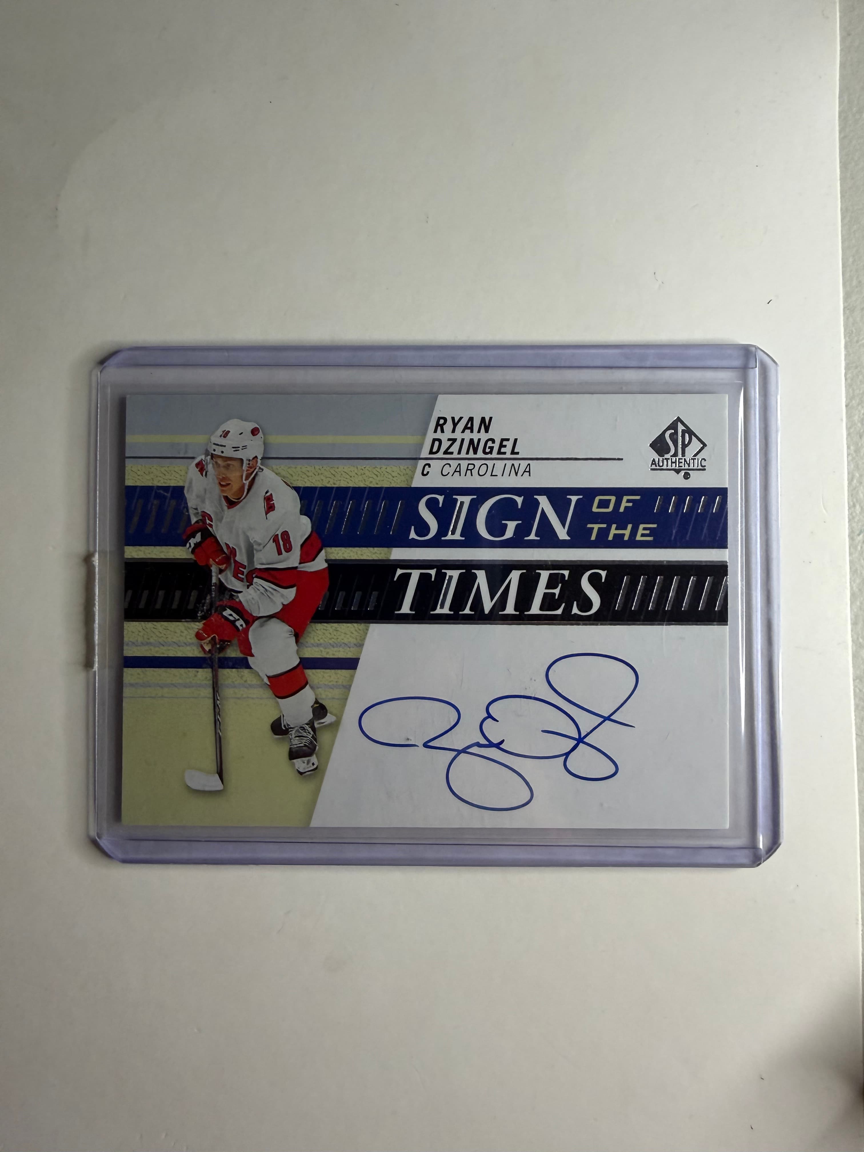 2019-20 SP Authentic Sign of the Times Ryan Dzingel